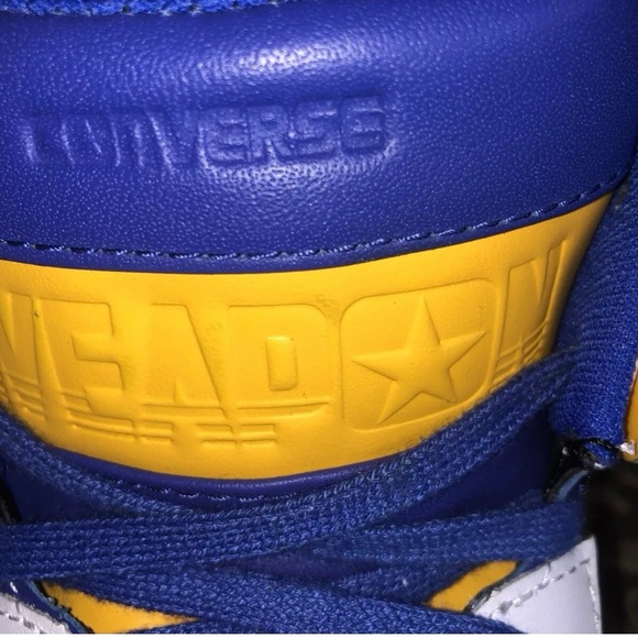 Rare Converse Cons Weapon Pro Go Dubs Leather Warriors Custom made Men Size 13 - Picture 9 of 15